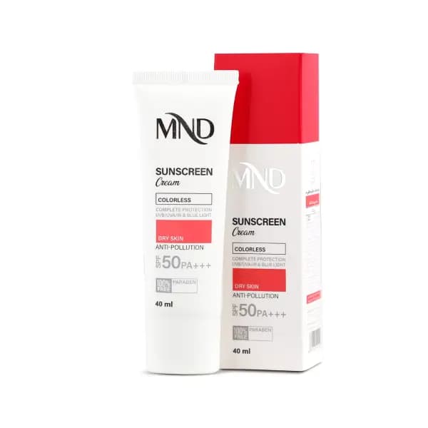 کرم ضد آفتاب با (SPF 50) مناسب پوست خشک ام ان دی MND