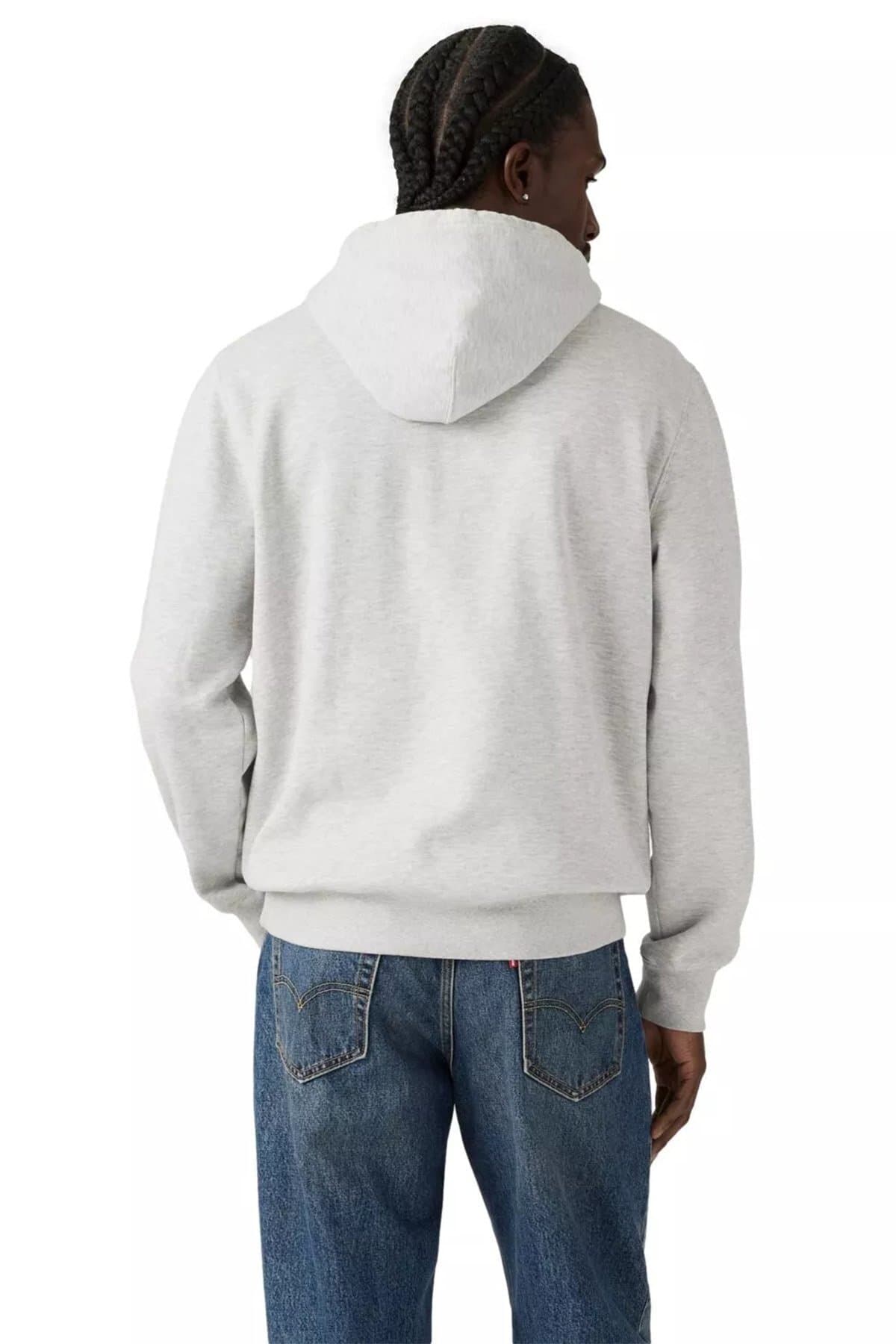 سویشرت لیوایز مردانه پلی استر خاکستری هندسی Regular/رگولار Regular/رگولار کژوال/روزمره | Levi’s p00002054 TR — تصویر ۳