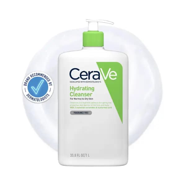 ژل شوینده آبرسان صورت 1 لیتری سراوی CERAVE مدل CLEANSER — تصویر ۲