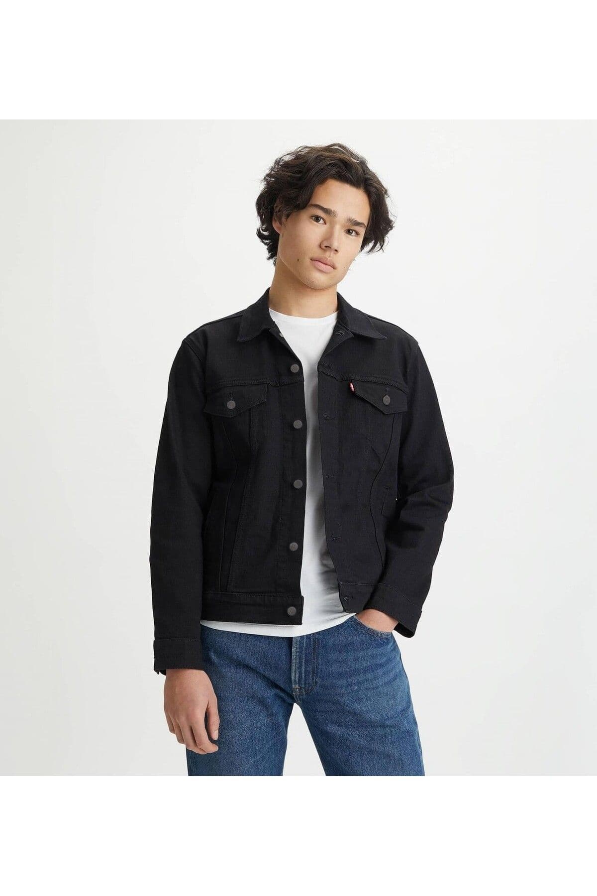 کت لیوایز مردانه پنبه – الاستین مشکی راسته Regular/رگولار Slim/اسلیم فیت Daily/روزانه | Levi’s 72340403 TR