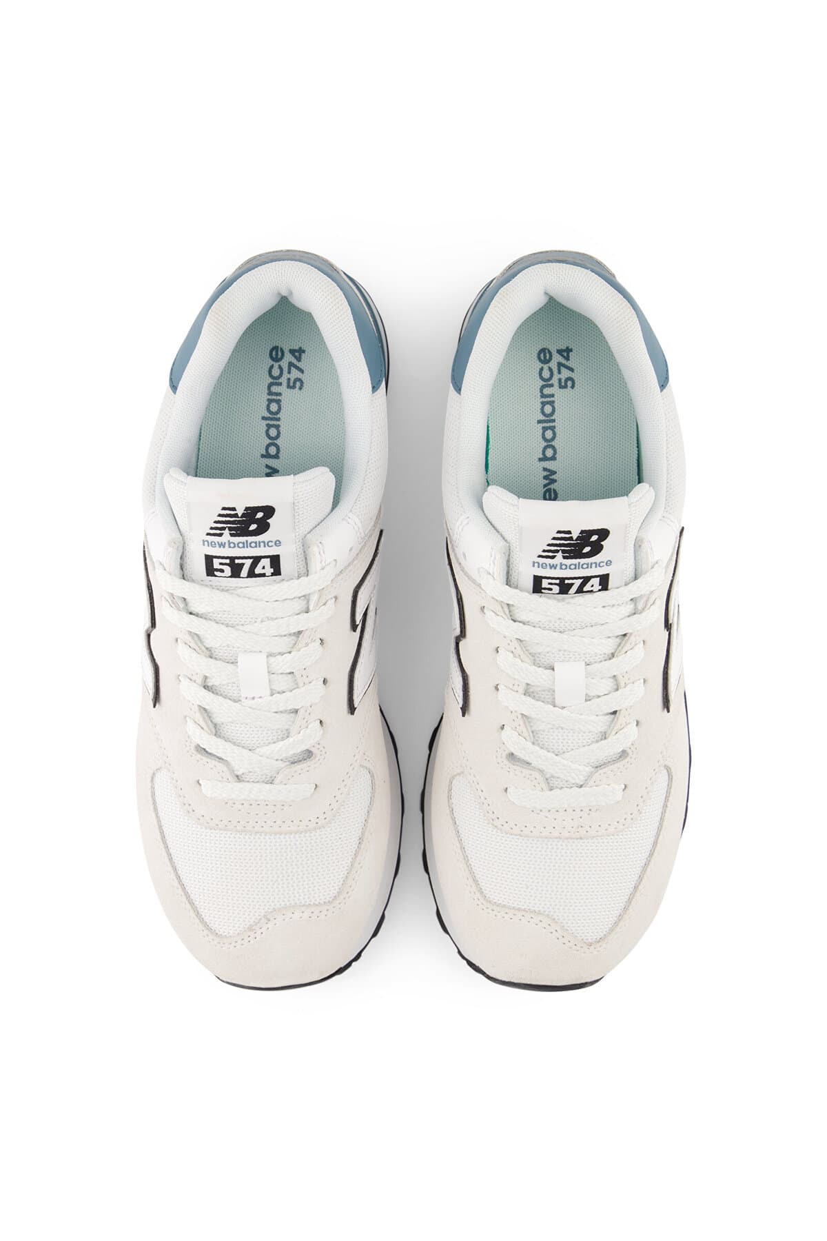 کفش اسنیکر نیو بالانس زنانه پنبه-پلی استر خاکستری بیسیک رنگارنگ اسپرت | New Balance SAPG::U57452Z VN — تصویر ۳