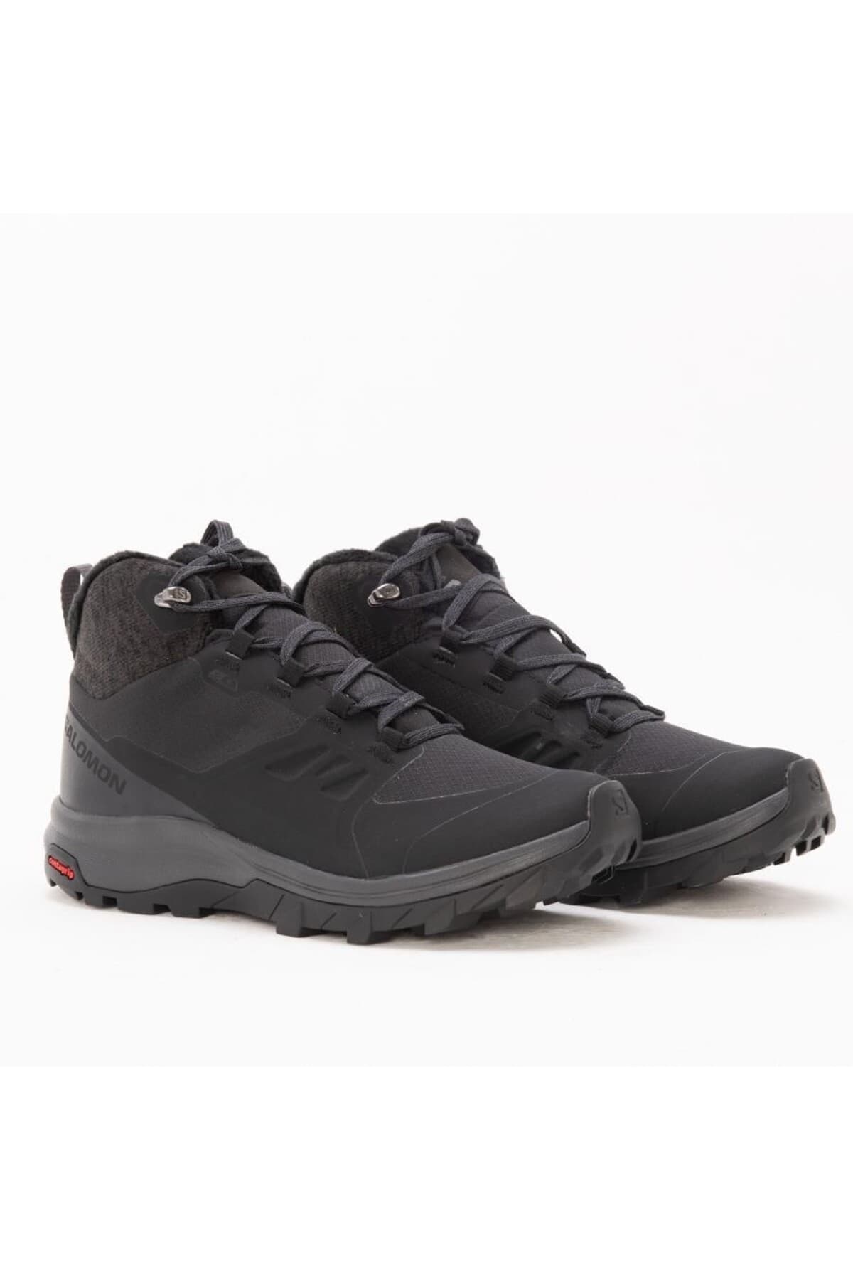 کفش بیرونی سالومون زنانه Sentetik مشکی طرح دار اسپرت | Salomon 411.101 FS KH — تصویر ۲