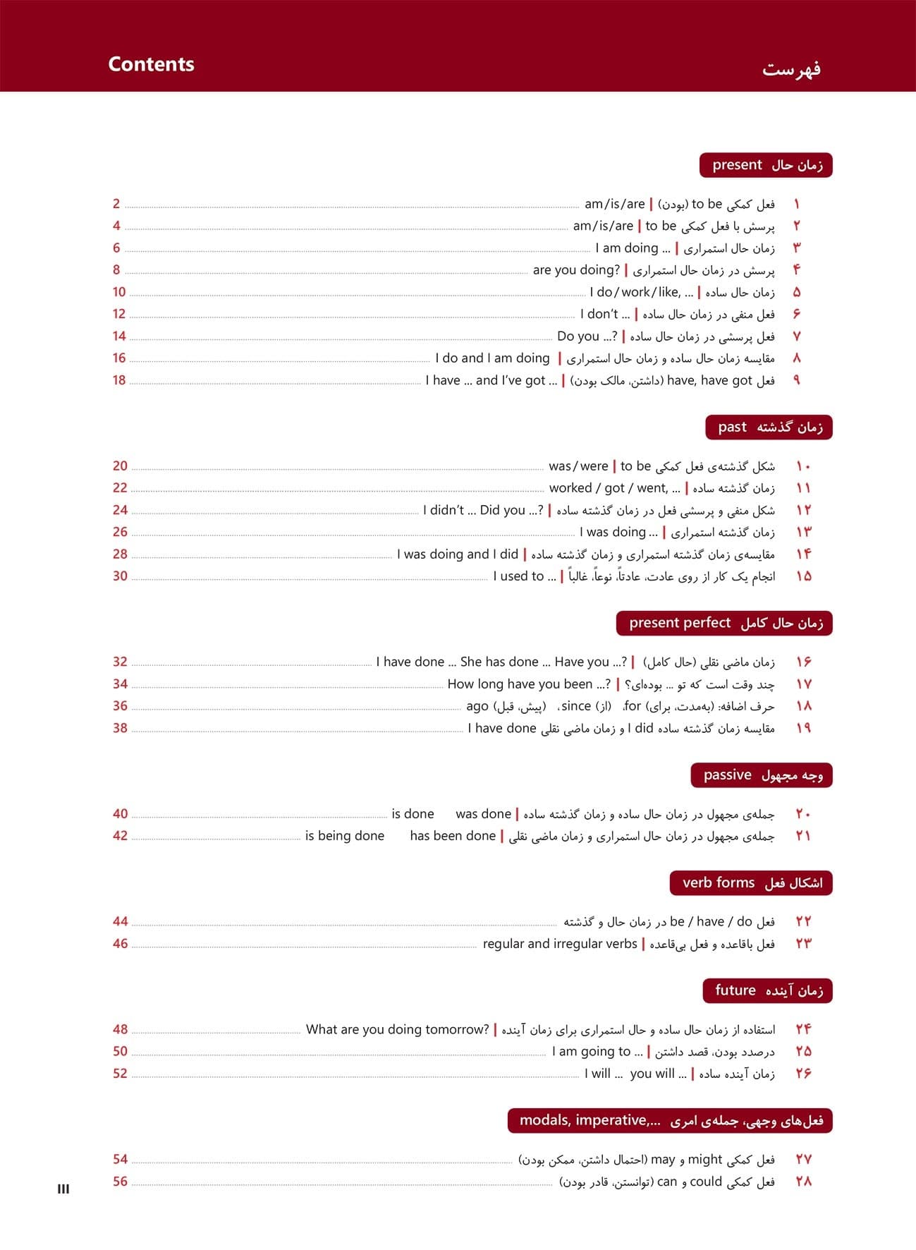 گرامر پایه زبان انگلیسی بر اساس Basic Grammar In Use — تصویر ۵