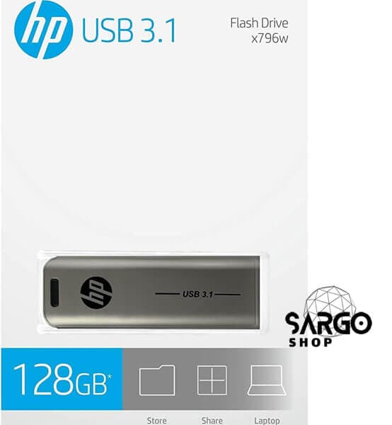 فلش مموری اچ‌ پی مدل X796W ظرفیت 128 گیگابایت USB 3.2