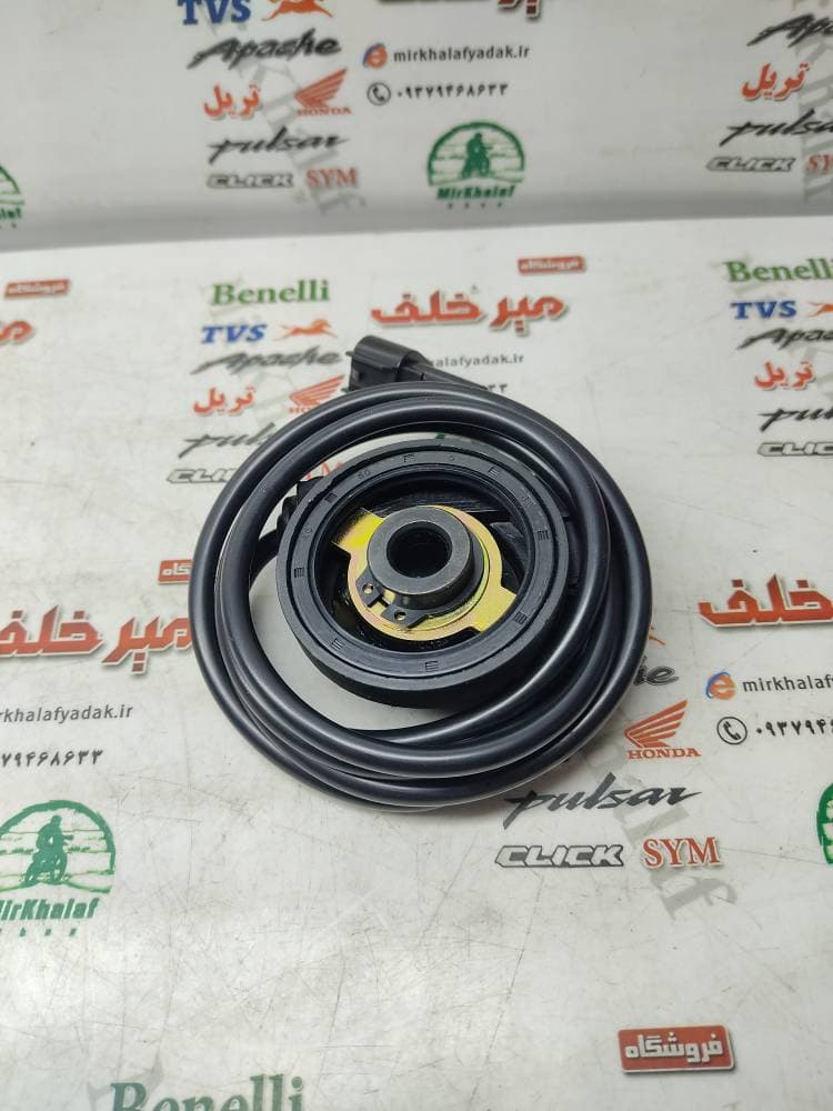 سیم و توپی دنده (سنسور) کیلومتر موتور طرح کلیک کوچک (سایز 10) درجه 1 — تصویر ۲