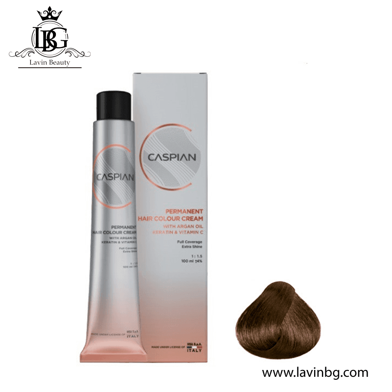 رنگ مو کاسپین سری طبیعی شماره 6 حجم 100 میل – CASPIAN