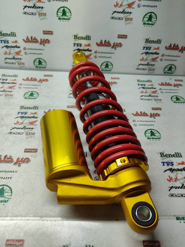 کمک فنر عقب (وسط گازی کپسولی) موتور طرح کلیک قرمز (درجه 1) — تصویر ۲