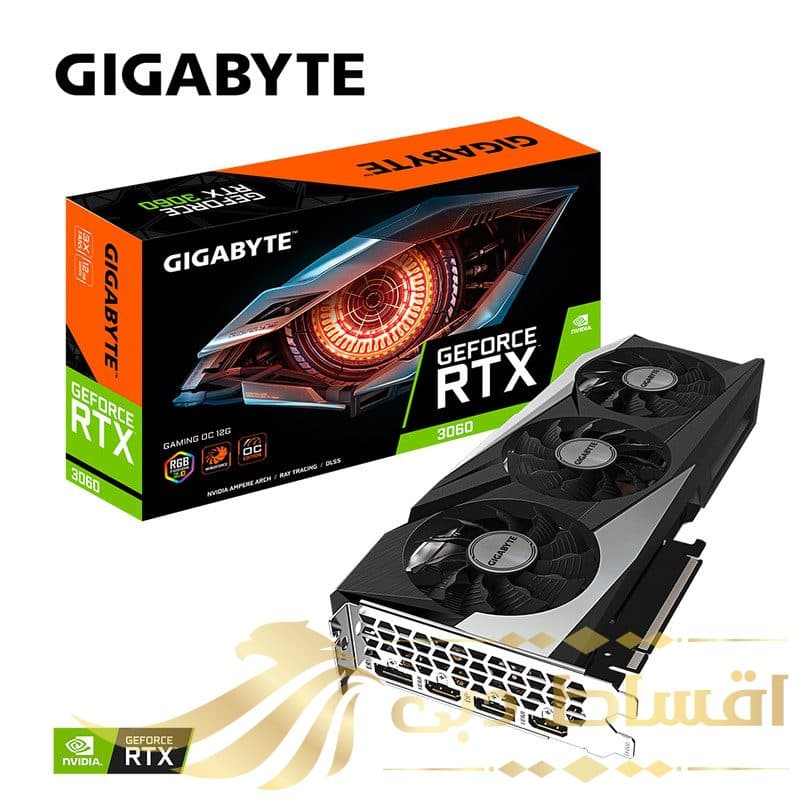 کارت گرافیک Gigabyte GeForce RTX 3060 OC – حافظه 12 گیگابایت — تصویر ۲
