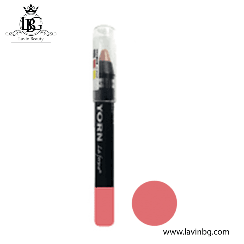 رژ لب مدادی مات و بادوام یورن مدل 24-hour long-lasting شماره 103 – YORN