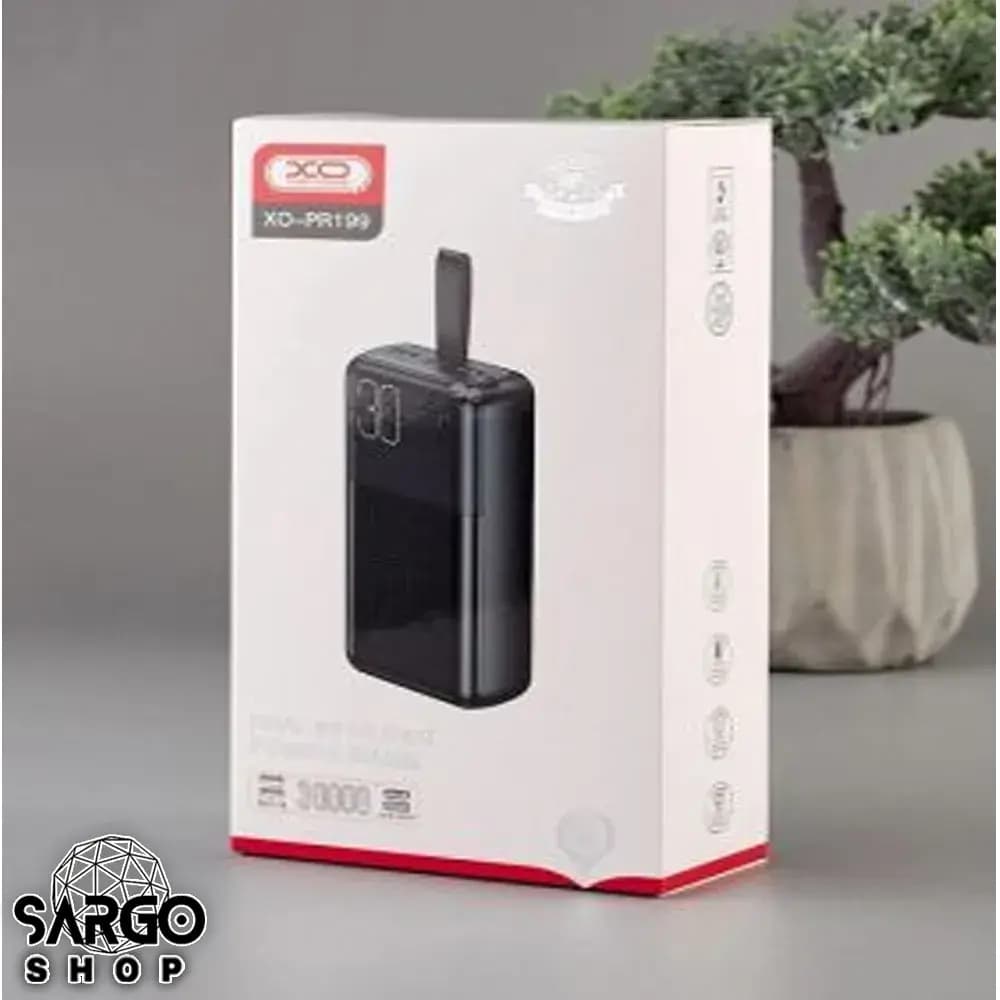 پاوربانک XO مدل PR 199 ظرفیت 30000 میلی آمپر