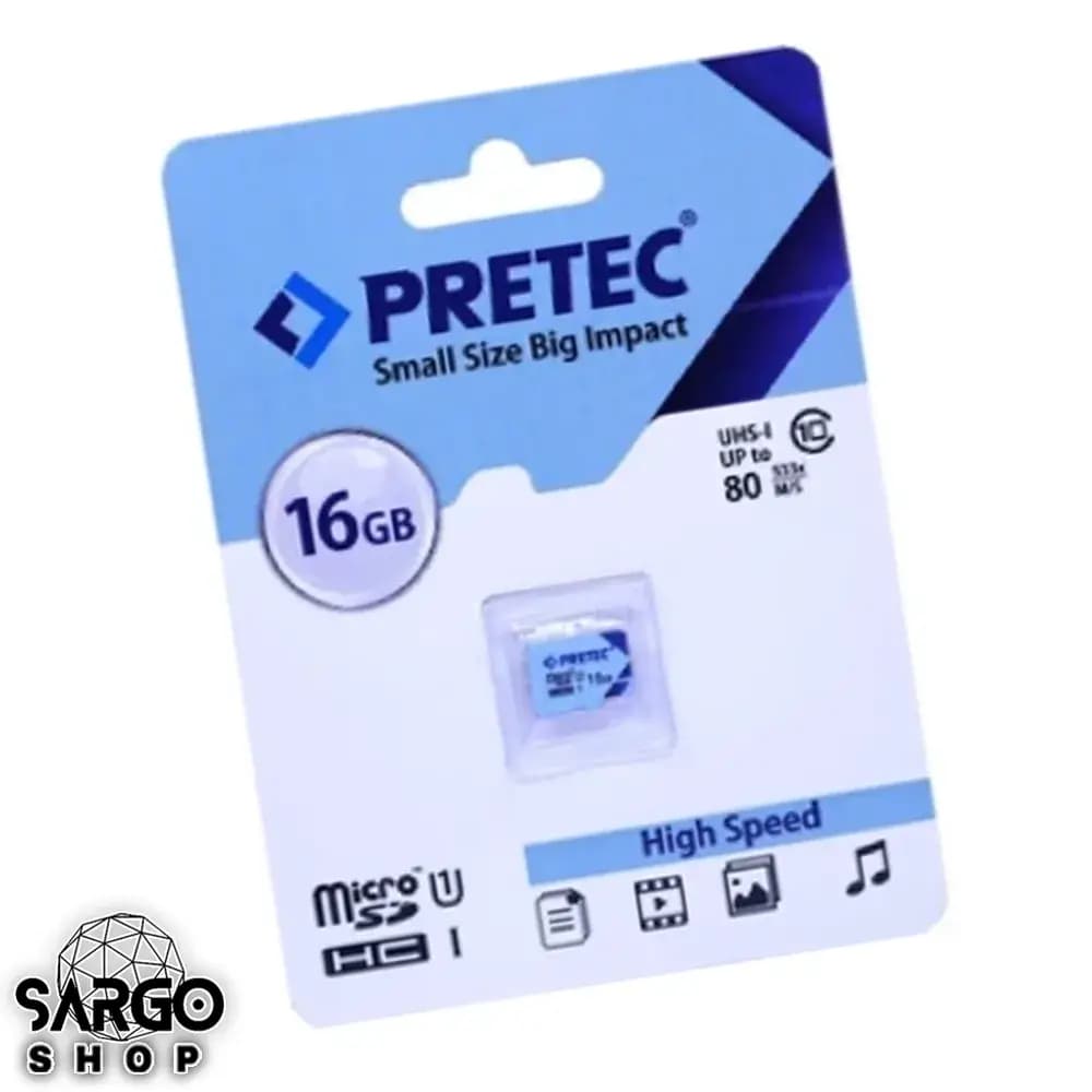 رم میکرو Pretec ظرفیت 16 گیگابایت
