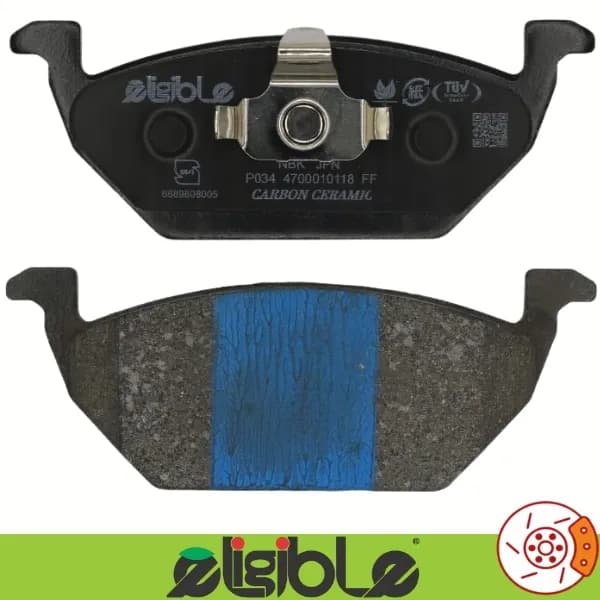 لنت ترمز جلو برلیانس H330 کربن سرامیکی الیجیبل کد AA03
