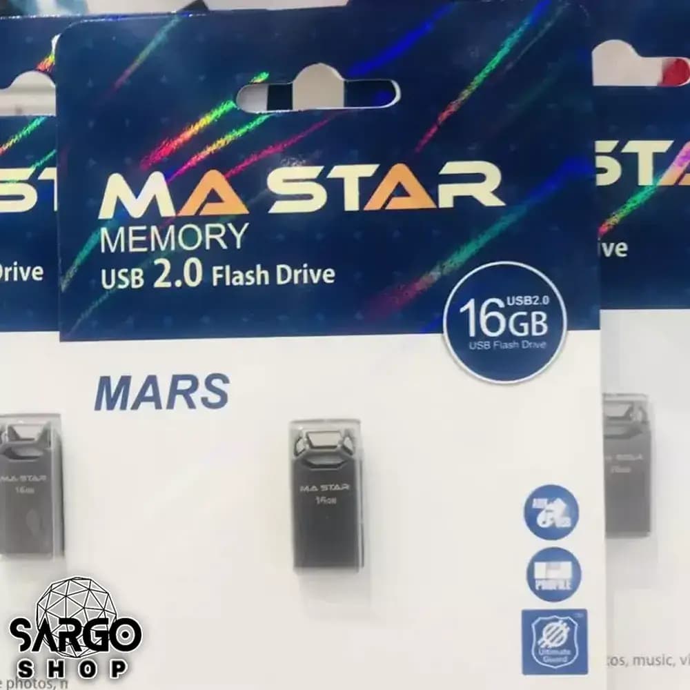 فلش مموری ام ای استار MA STAR MARS USB2.0 ظرفیت 64 گیگابایت — تصویر ۳