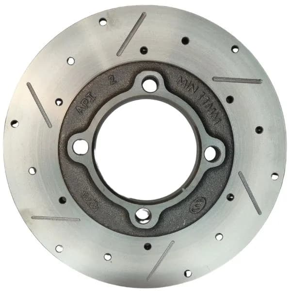 دیسک چرخ ترمز سوراخ دار جلو پراید کد D11