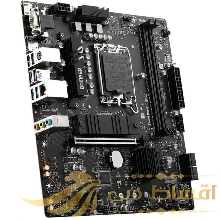 مادربرد MSI B760M Bomber – رم DDR4 – فرم M-ATX – چیپست اینتل