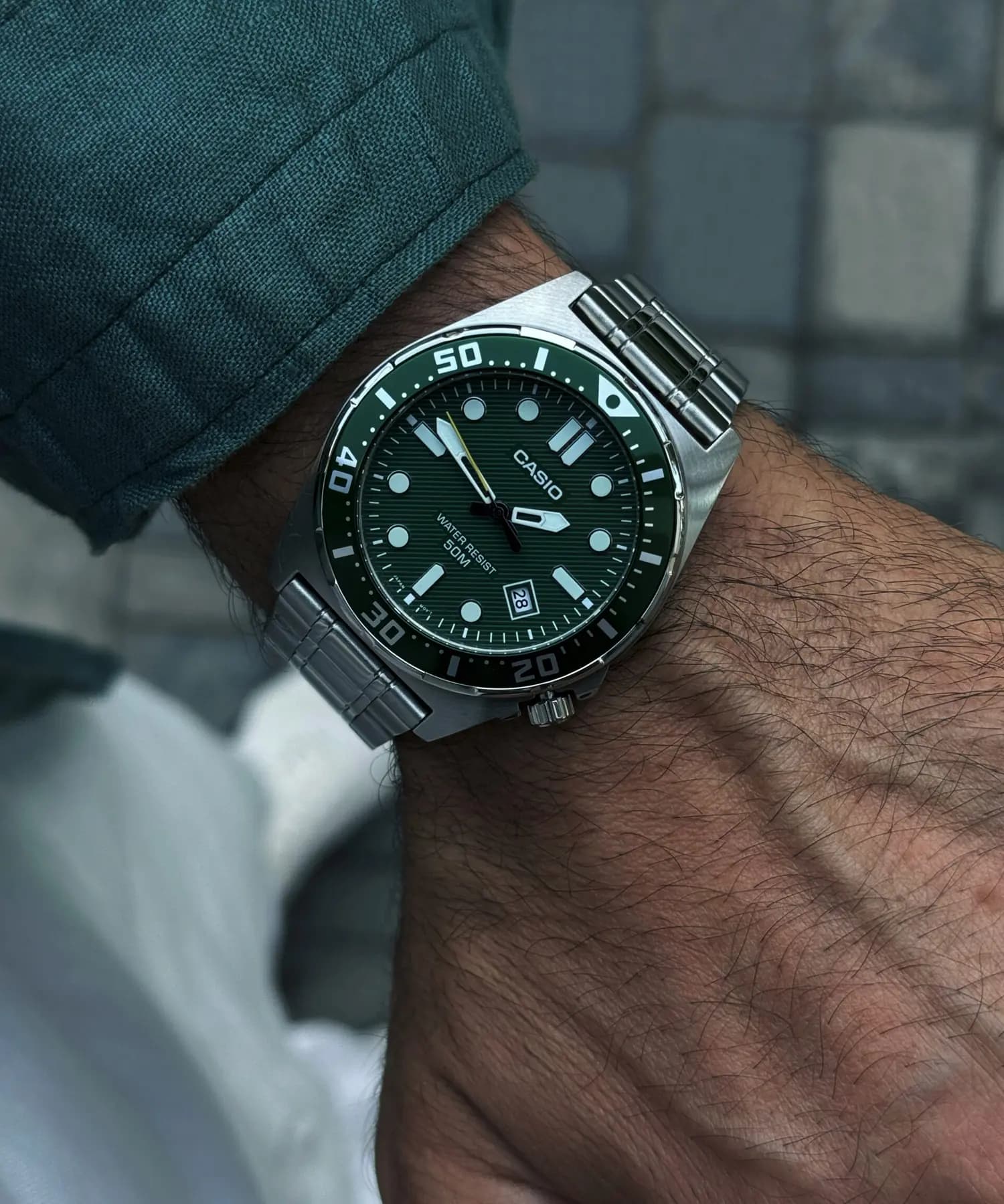 ساعت مچی مردانه اصل کاسیو (casio) زیرمجموعه استاندارد مدل MTD-135D-3AVDF — تصویر ۴