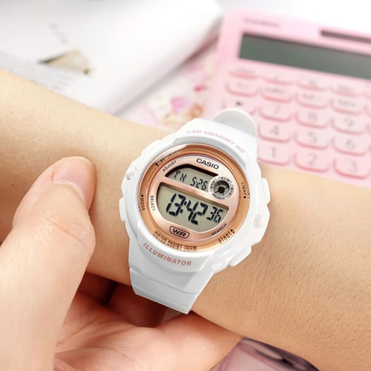 ساعت مچی زنانه اصل کاسیو (casio) زیرمجموعه استاندارد مدل LWS-1200H-7A2VDF — تصویر ۱۰