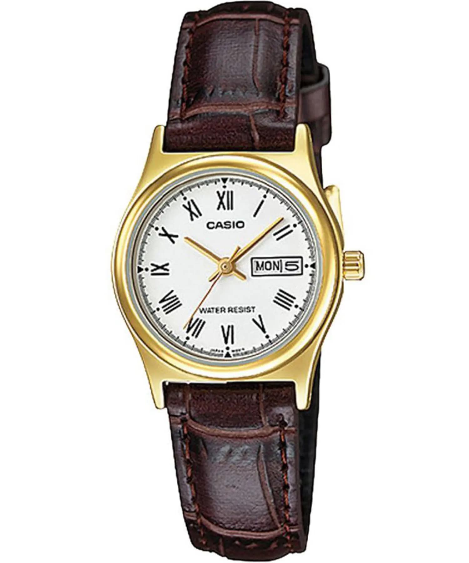 ساعت مچی زنانه اصل کاسیو (casio) زیرمجموعه استاندارد مدل LTP-V006GL-7BUDF