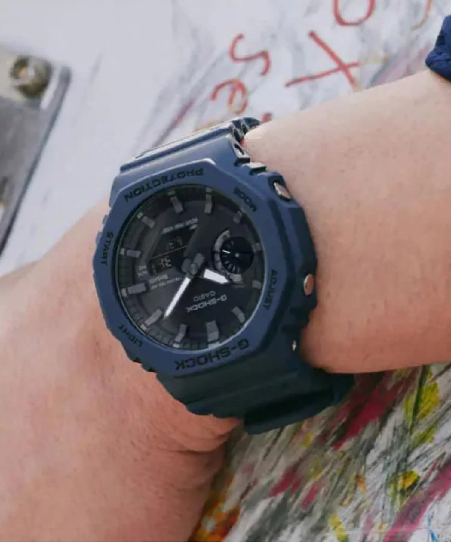 ساعت مچی مردانه اصل کاسیو (casio) زیرمجموعه جی شاک مدل GA-B2100-2ADR — تصویر ۴