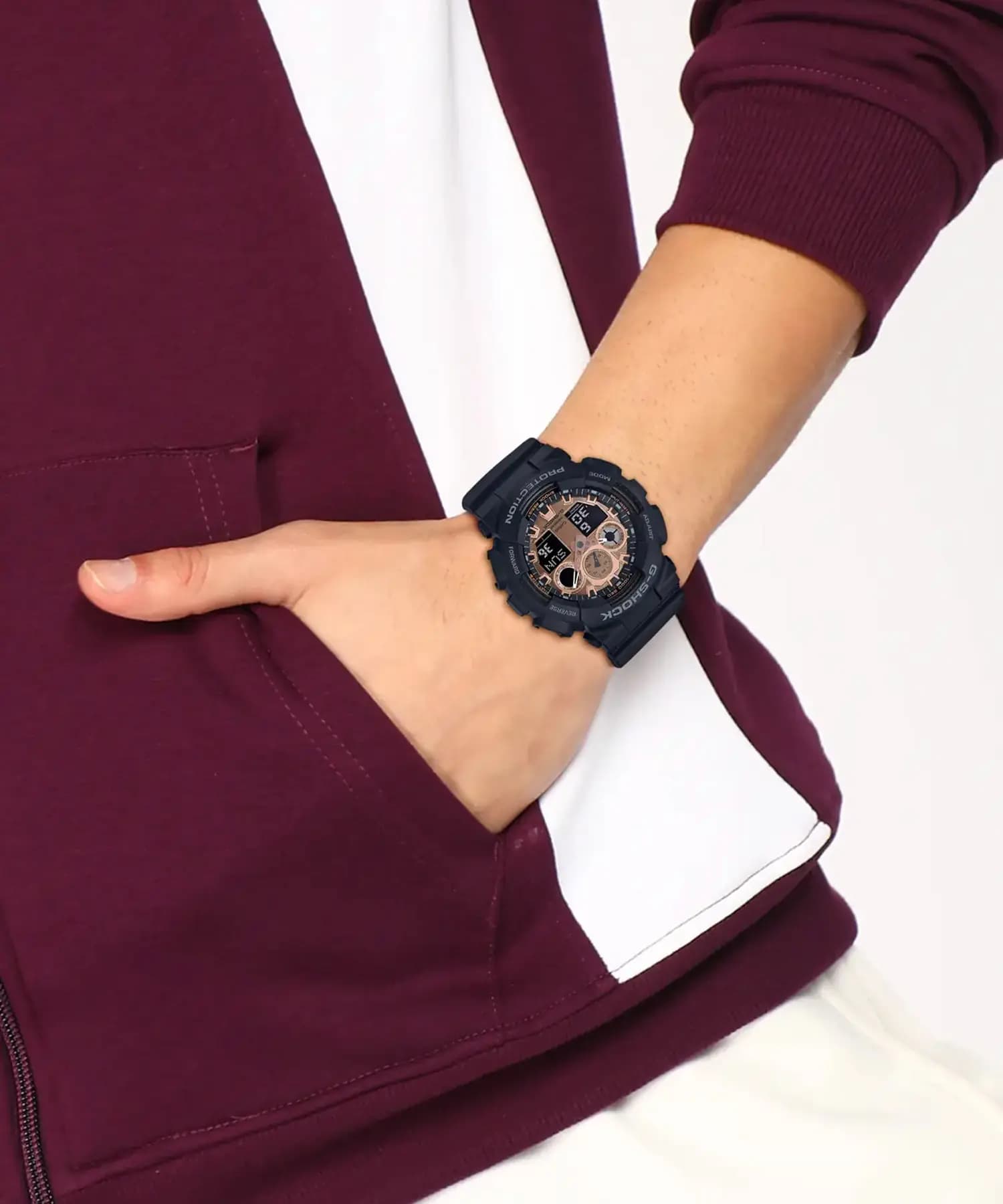 ساعت مچی مردانه اصل کاسیو (casio) زیرمجموعه جی شاک مدل GA-100MMC-1ADR — تصویر ۵