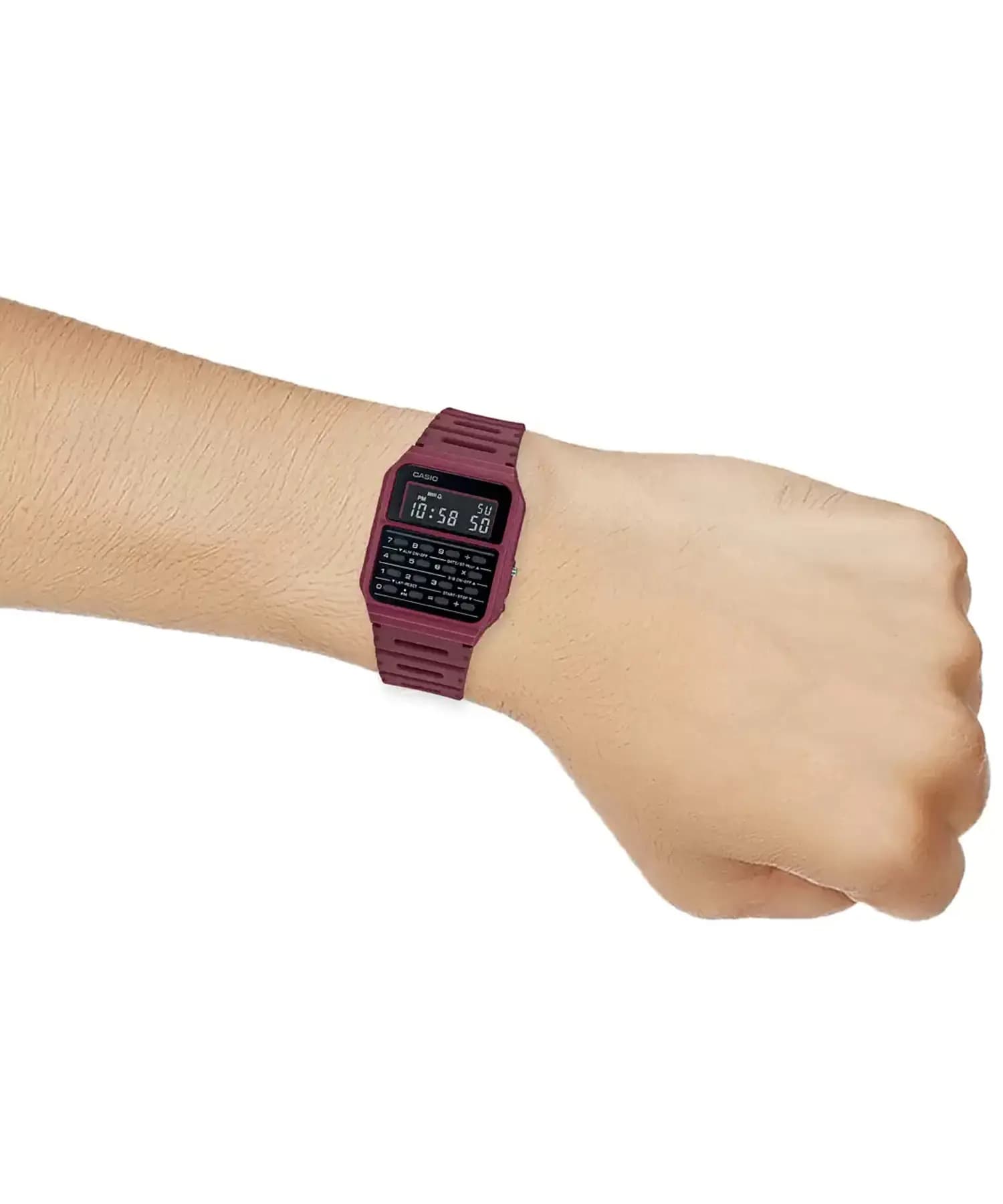 ساعت مچی مردانه و زنانه اصل کاسیو (casio) زیرمجموعه استاندارد مدل CA-53WF-4BDF — تصویر ۴