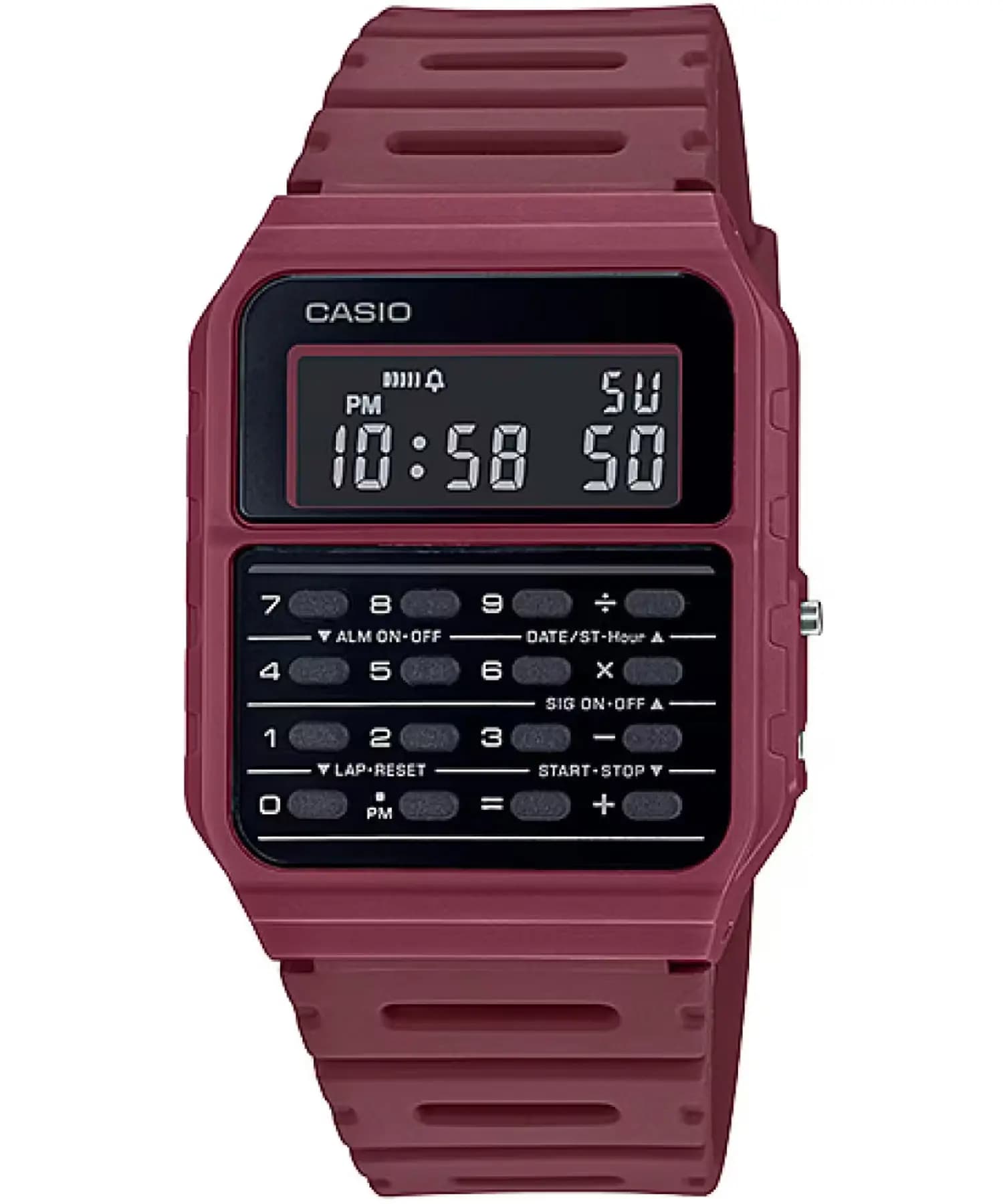 ساعت مچی مردانه و زنانه اصل کاسیو (casio) زیرمجموعه استاندارد مدل CA-53WF-4BDF
