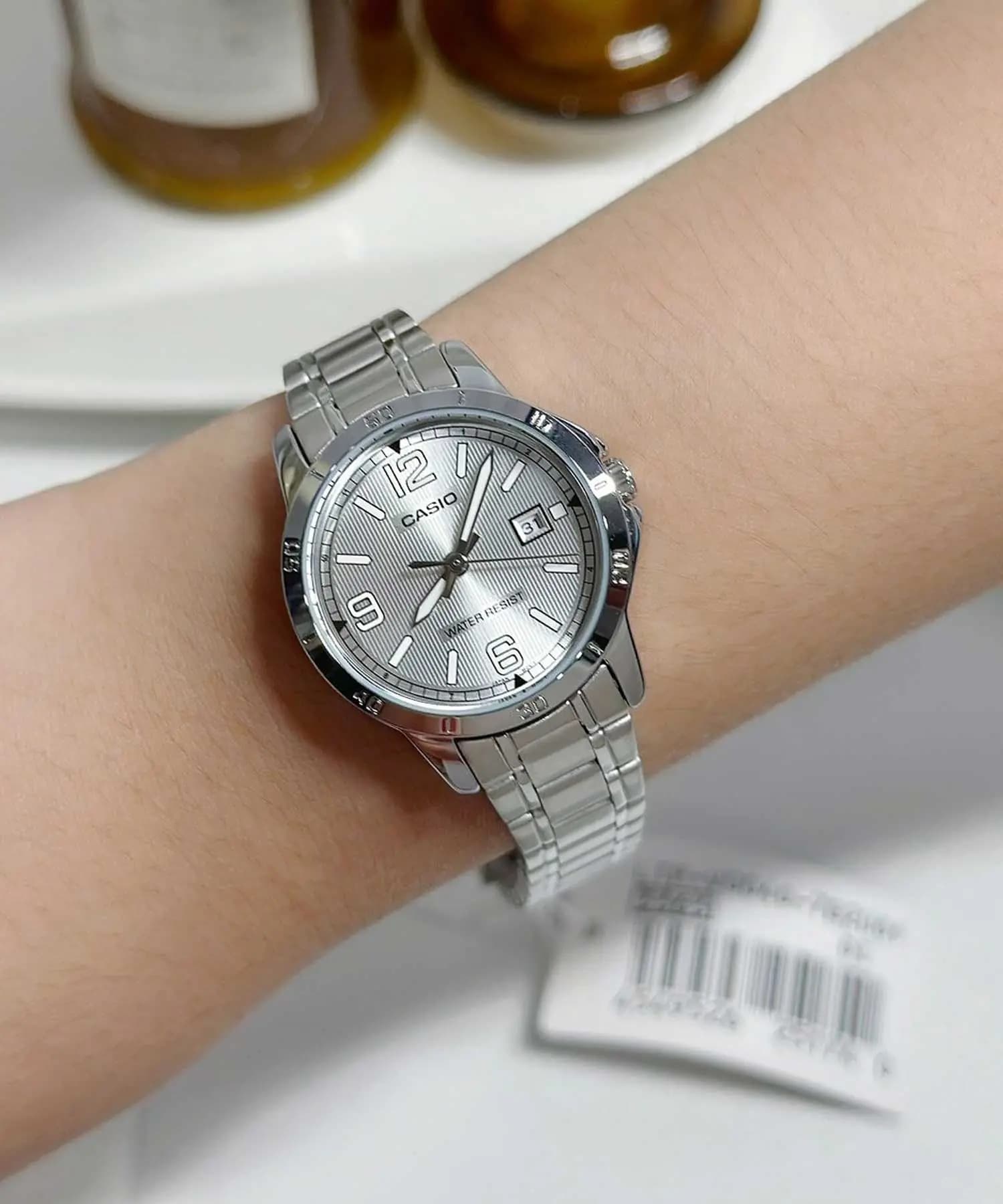 ساعت مچی زنانه اصل کاسیو (casio) زیرمجموعه استاندارد مدل LTP-V004D-7B2UDF — تصویر ۴