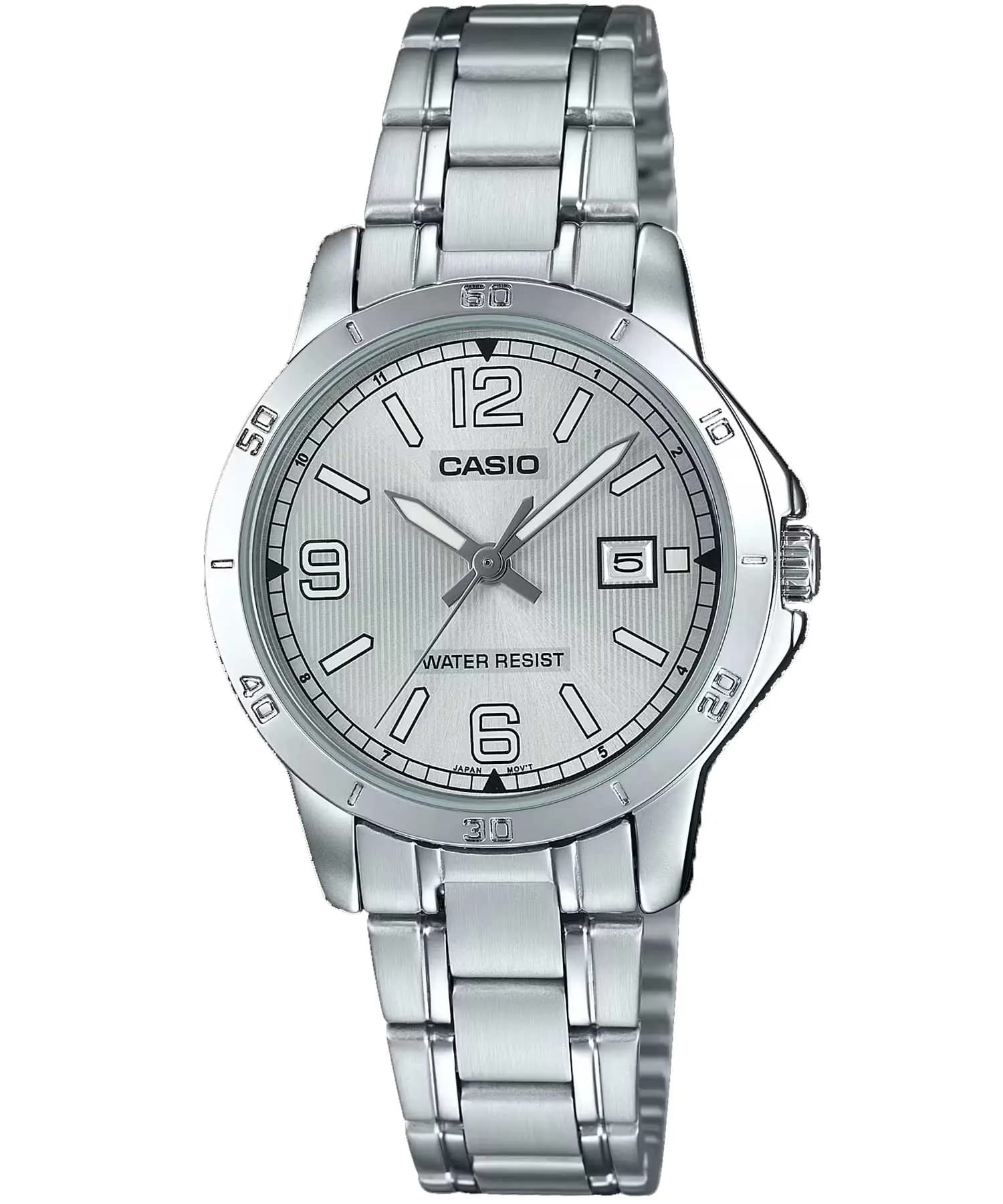 ساعت مچی زنانه اصل کاسیو (casio) زیرمجموعه استاندارد مدل LTP-V004D-7B2UDF