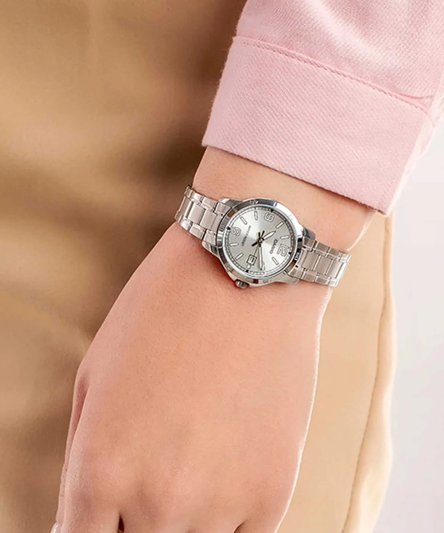 ساعت مچی زنانه اصل کاسیو (casio) زیرمجموعه استاندارد مدل LTP-V004D-7B2UDF — تصویر ۵