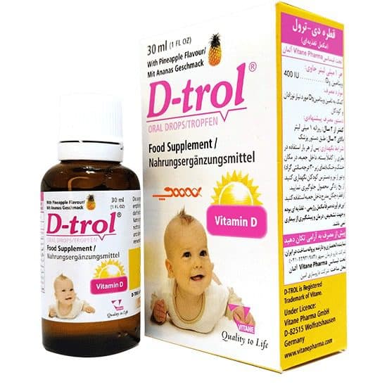 قطره دی _ترول ویتان ویتامین د 30 میلی لیتریVitane D-Trol Drop 30ml