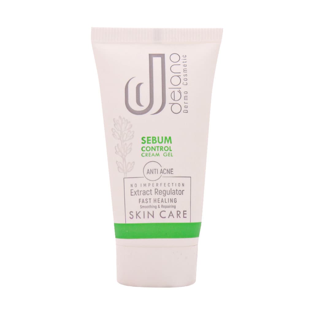کرم ژل مرطوب کننده و کنترل چربی پوست چرب دلانو 50 میلی لیتر / Delano Sebum Control Cream Gel 50 Ml — تصویر ۲