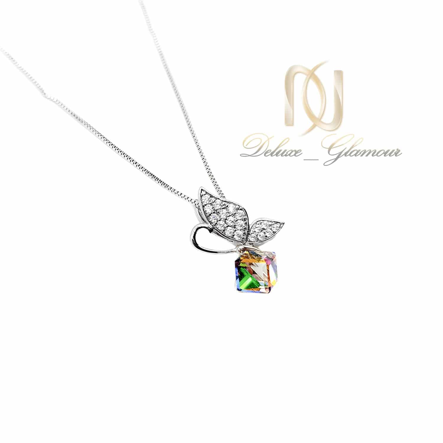 گردنبند سواروسکی دخترانه مکعبی nw-n718 — تصویر ۴