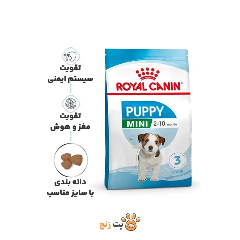 غذای خشک سگ مینی پاپی رویال کنین MINI PUPPY — تصویر ۳