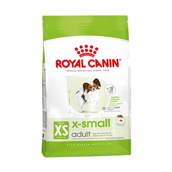 غذای خشک سگ رویال کنین مدل ایکس اسمال ادالت x-small adult