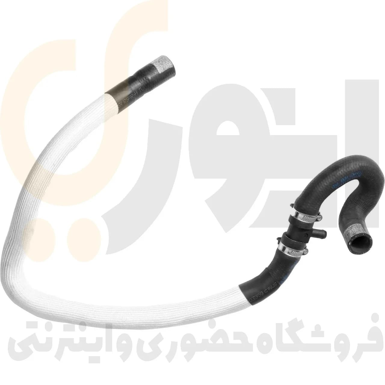 شیلنگ رادیاتور بخاری بلند دوگانه سوز 405-سمند-پارس – کنف دار – ISACO – ایساکو آبی-گارانتی پلاس