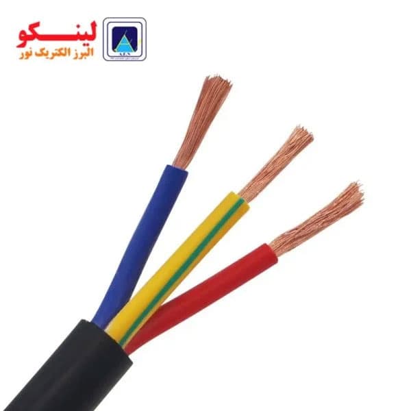کابل افشان مسی 3 در 4 البرز الکتریک نور لینکو