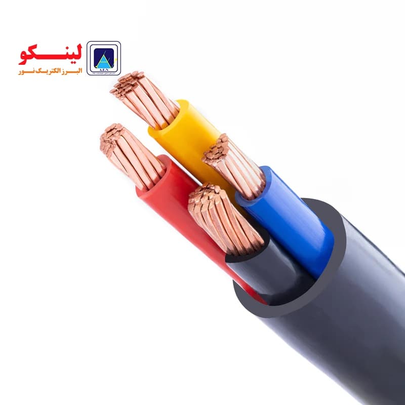 کابل افشان مسی 4 در 1.5 برند البرز الکتریک نور (لینکو)