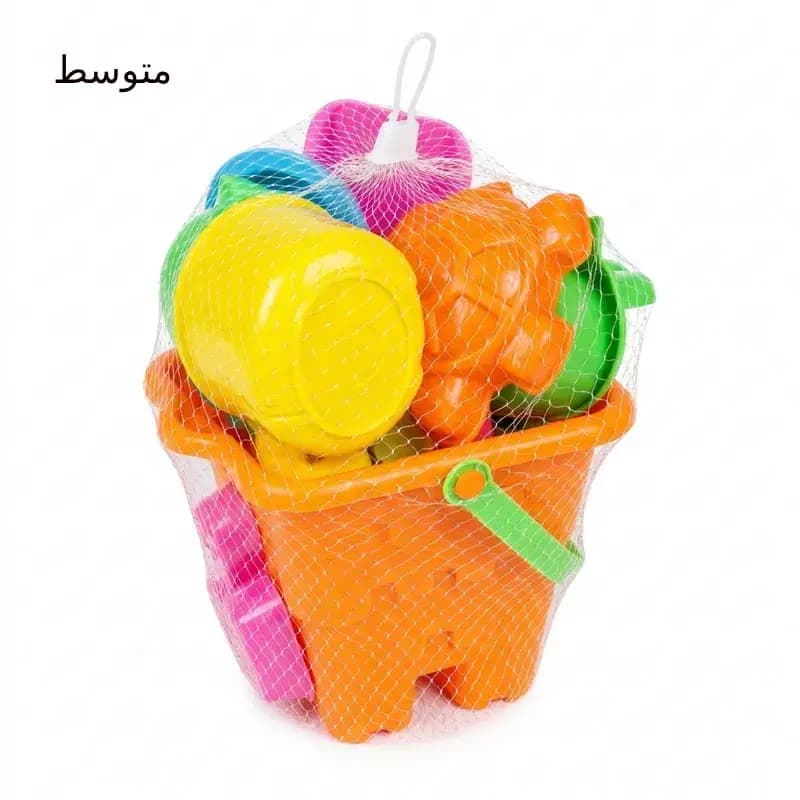 ست سطل و ابزار شن‌بازی ساحلی درج (Dorj Toy) — تصویر ۶