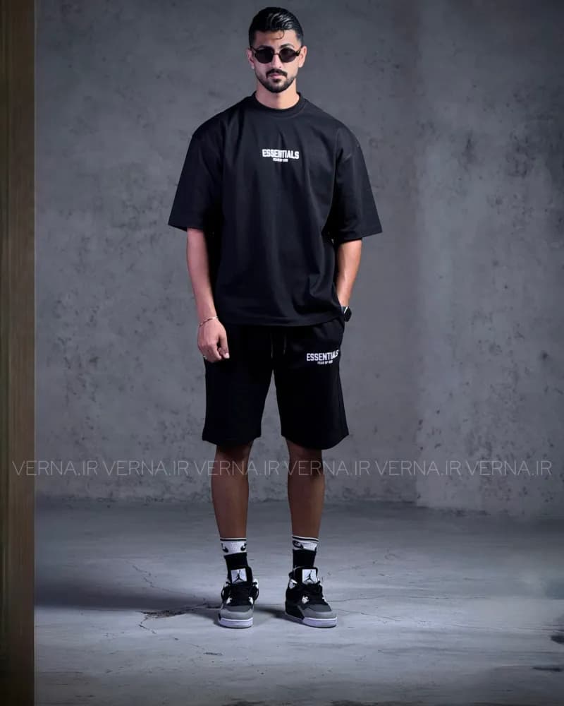 ست تيشرت و شلوارک مردانه ESS