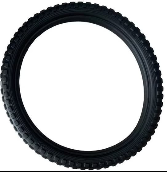 تایر مشکی توپر دوچرخه سایز76 کد B8220