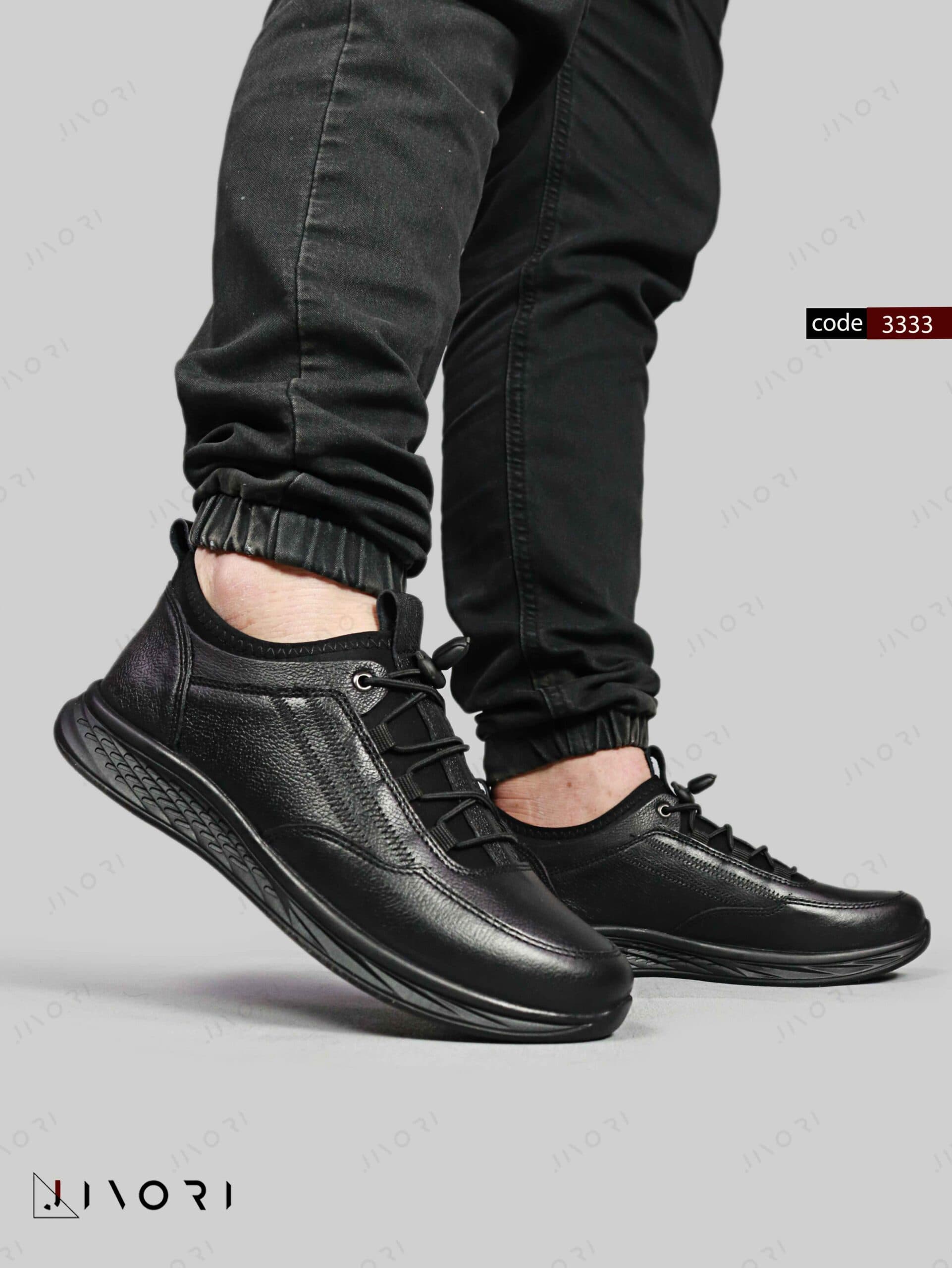 کفش کتونی تمام چرم (3333)