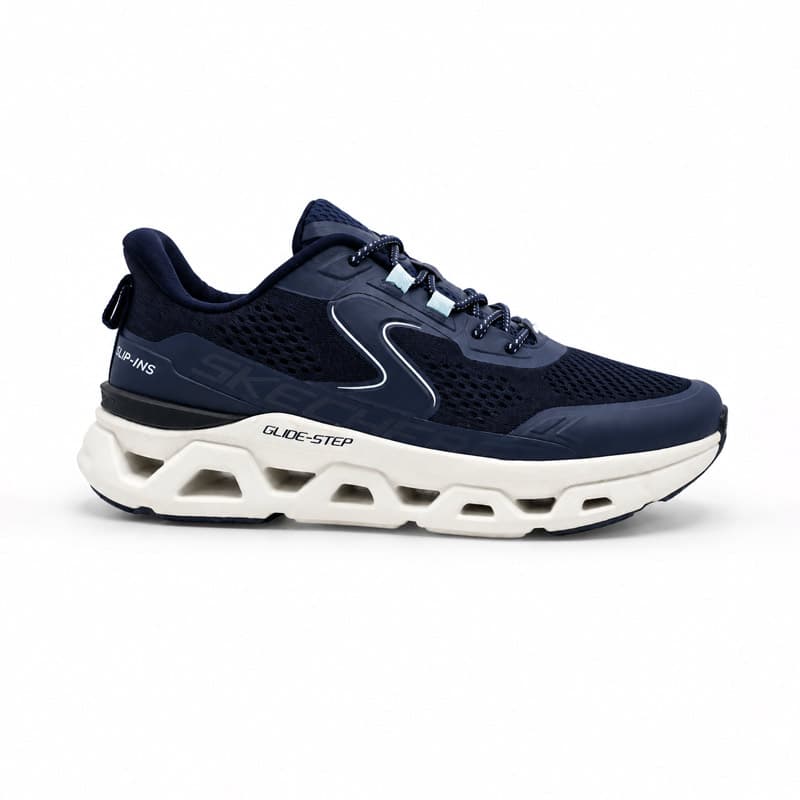 کفش و کتانی مردانه مدل اسکیچرز SKECHERS رنگ سرمه ای کد 40530