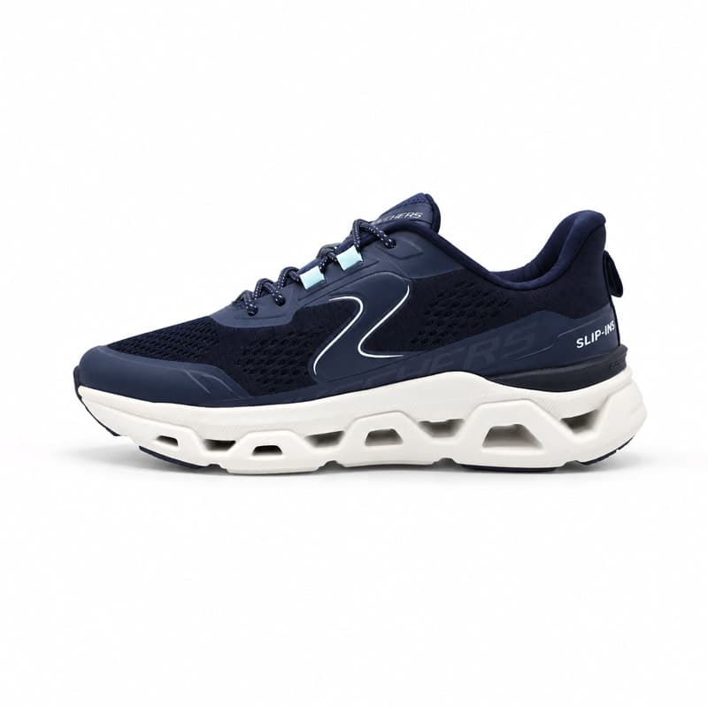 کفش و کتانی مردانه مدل اسکیچرز SKECHERS رنگ سرمه ای کد 40530 — تصویر ۲