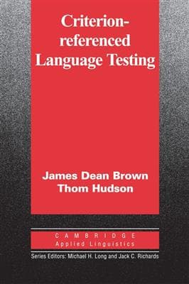 کتاب انگليسی Criterion – Referenced Language Testing