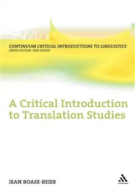 کتاب انگليسی A Critical Introduction to Translation Studies