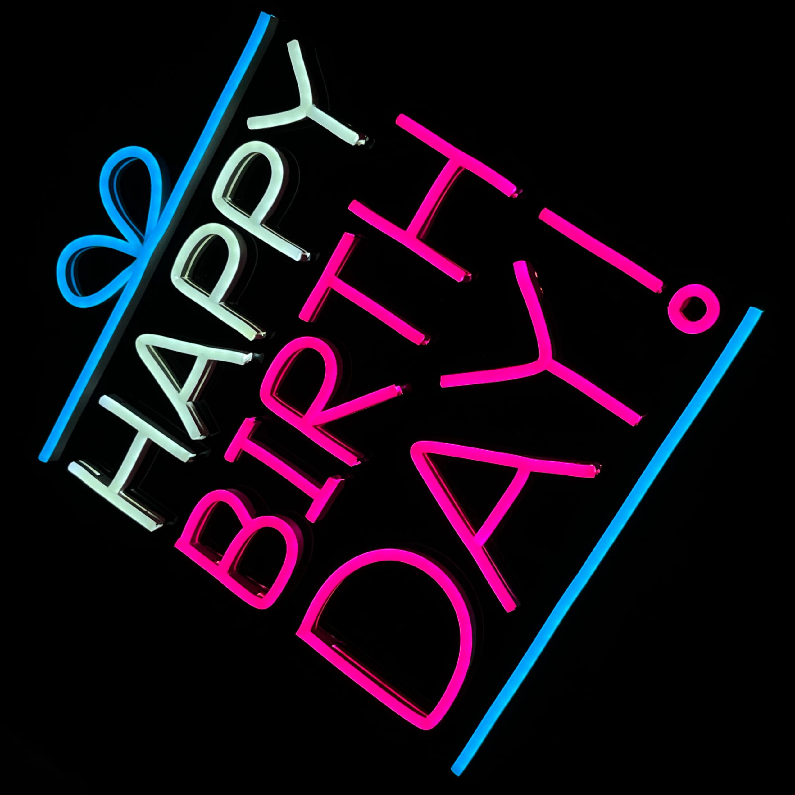 نئون طرح happy birthday — تصویر ۲