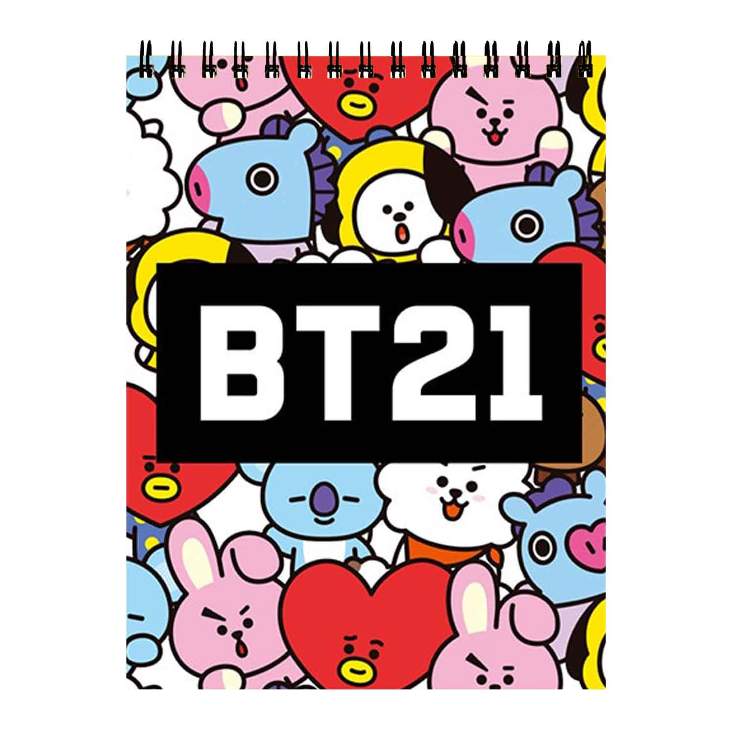 دفتر پلنر طرح bt21 کد 34