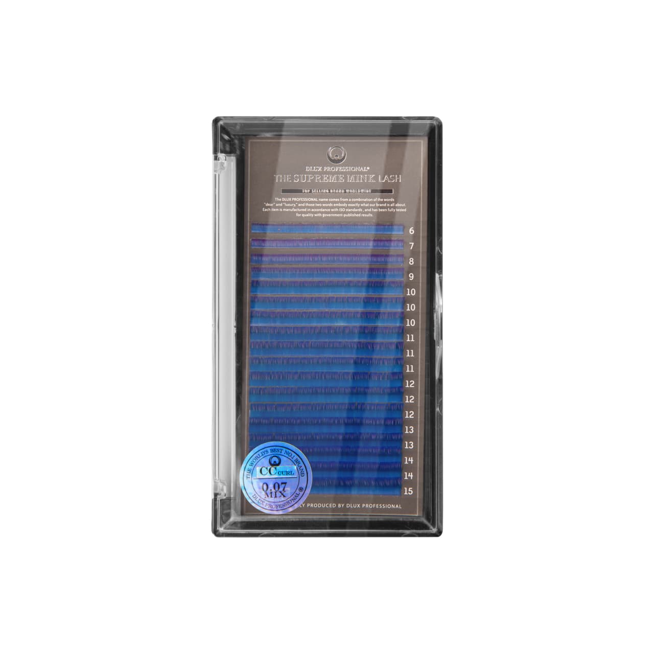 پالت مژه CC-0.07 دلوکس (آمبره Cool Pur)