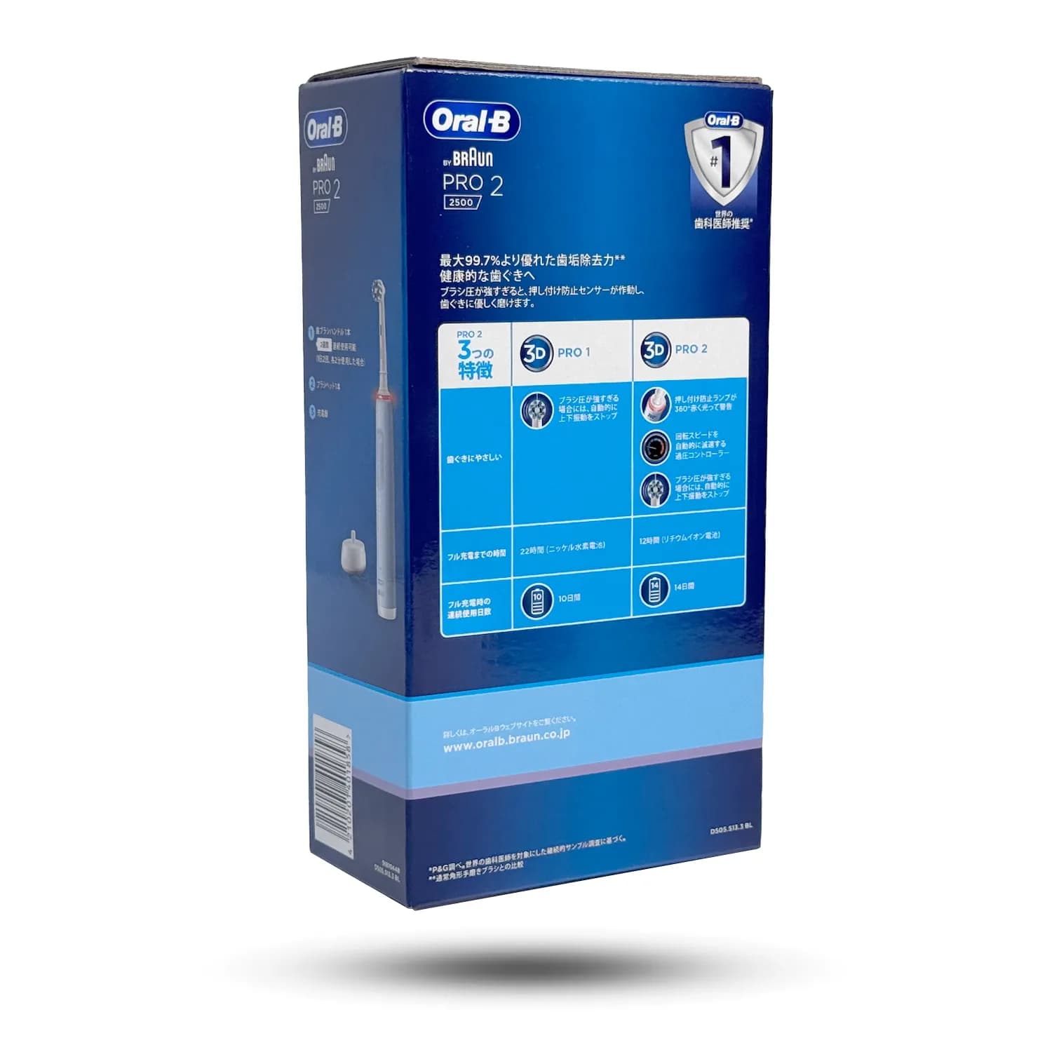 مسواک برقی اورال بی مدل Pro 2 — تصویر ۲