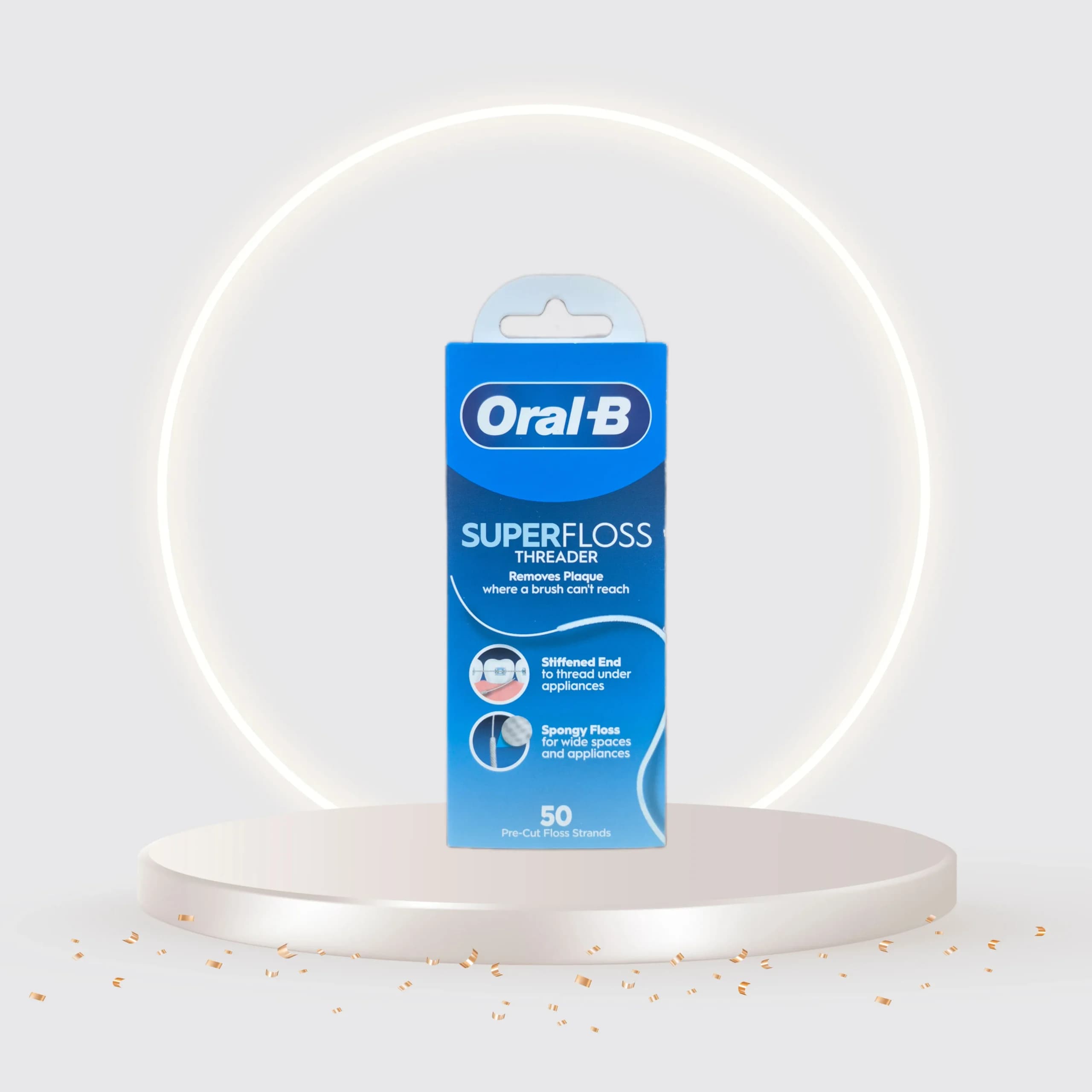 نخ دندان ارتودنسی super floss اورال بی